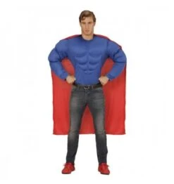 WIDMANN Camicia Supereroe Muscolo Con Mantello