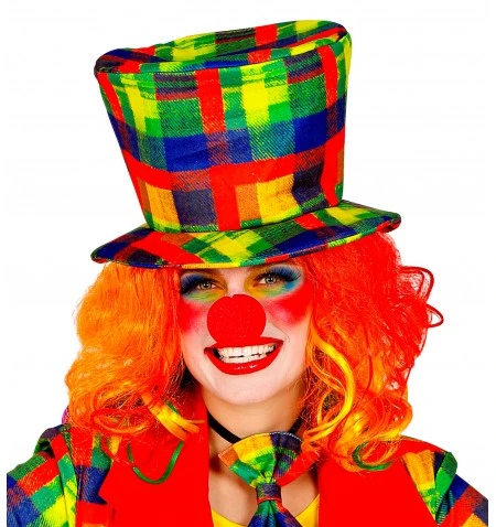 WIDMANN Cilindro Clown Scozzese 2 WIDMANN Cilindro Clown Scozzese - immagine 2