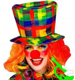 WIDMANN Cilindro Clown Scozzese 7 WIDMANN Cilindro Clown Scozzese -Widmann cilindro pagliaccio 1 2