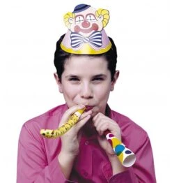 WIDMANN Confezione 6 Cappellini Clown