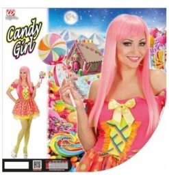WIDMANN Costume Fluo Candy Girl -Widmann costume fluo candy girl 3