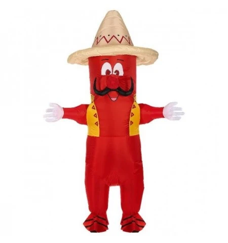 WIDMANN Costume Gonfiabile Peperoncino Messicano 1 WIDMANN Costume Gonfiabile Peperoncino Messicano