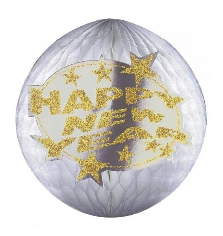 WIDMANN Decorazione Globo Happy New Year 1 WIDMANN Decorazione Globo Happy New Year