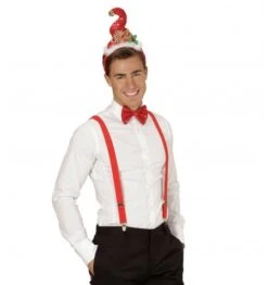 WIDMANN Mini Cappello Babbo Natale Con Papillon - Natale Festival. -Widmann mini cappello babbo natale con papillon 3