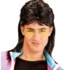 WIDMANN Parrucca Anni 80 Con Occhiali - Chiama Subito 0815262213
