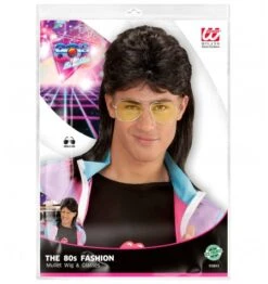 WIDMANN Parrucca Anni 80 Con Occhiali - Chiama Subito 0815262213 -Widmann parrucca anni 80 con occhiali 3