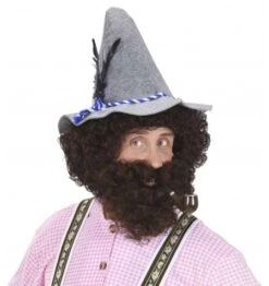 WIDMANN Parrucca Con Barba E Baffi - Castano -Widmann parrucca con barba e baffi castano 2