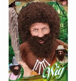 WIDMANN Parrucca Con Barba E Baffi - Castano