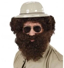 WIDMANN Parrucca Con Barba E Baffi - Castano -Widmann parrucca con barba e baffi castano 3