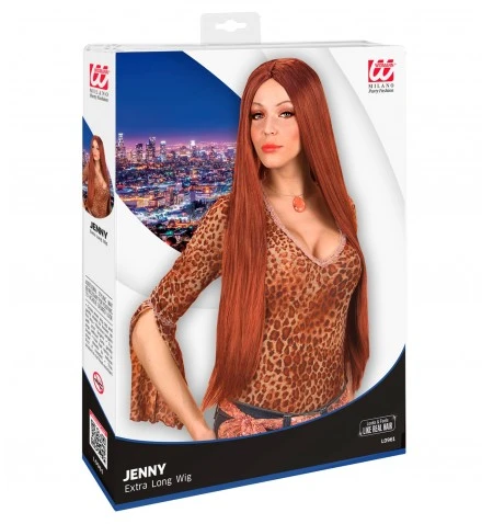 WIDMANN Parrucca Extralunga Castana 2 WIDMANN Parrucca Extralunga Castana - immagine 2