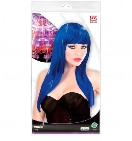 WIDMANN Parrucca Vogue Blu 2 WIDMANN Parrucca Vogue Blu - immagine 2