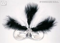 MASCHERA DOMINO CHAMPS-ELYSEES CON PIUME