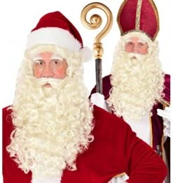 WIDMANN Set Parrucca Lusso Babbo Natale -Widmann set lusso babbo natale e st nicholas 2
