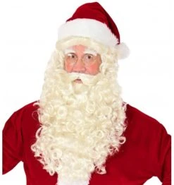 WIDMANN Set Parrucca Lusso Babbo Natale