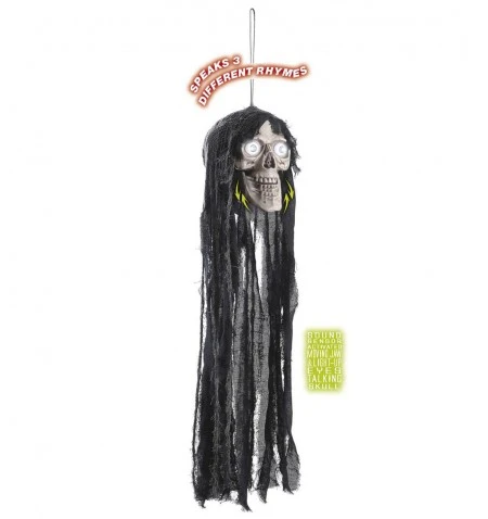 WIDMANN Teschio Parlante Con Occhi Luminosi 1 WIDMANN Teschio Parlante Con Occhi Luminosi